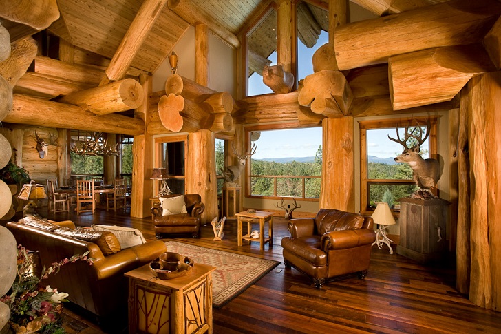 How To Elegantly Style A Log Home Ideas